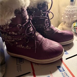 Dream Pairs Women's Plum Winter Boots